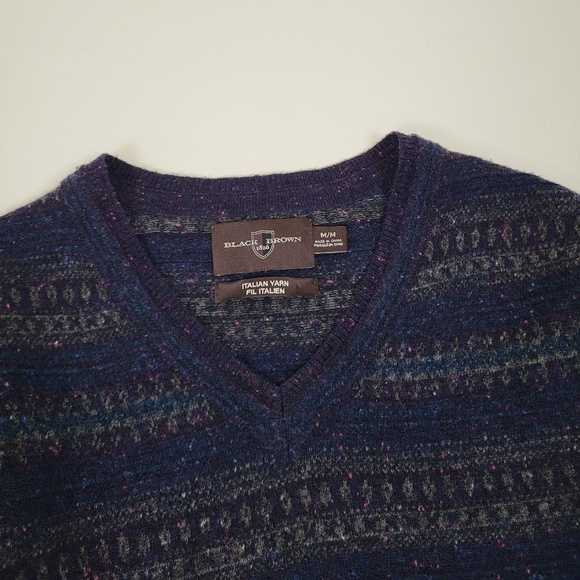 Vintage Italian Navy Grandpa Sweater - Picture 8 of 8